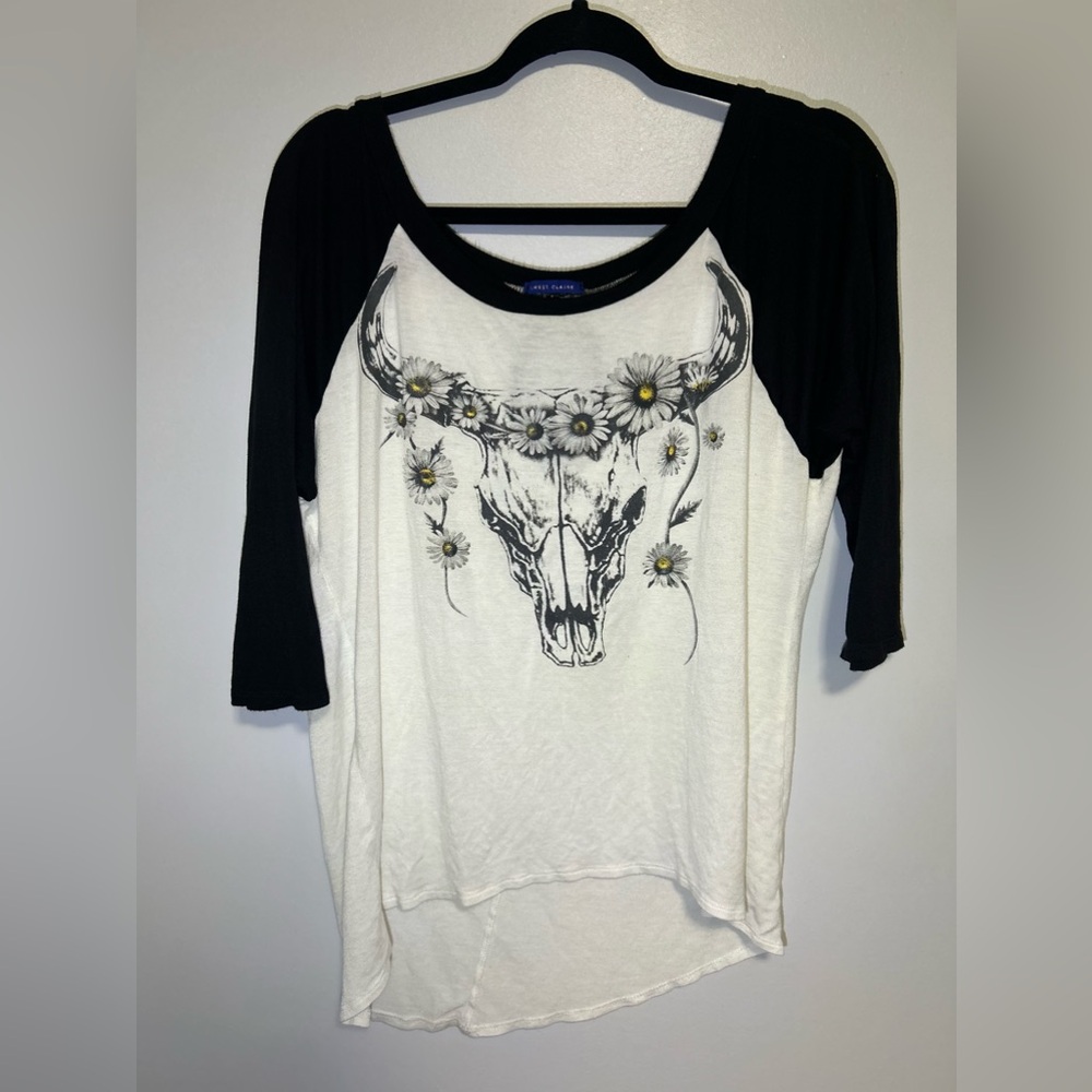 Sweet Claire brand baseball tee